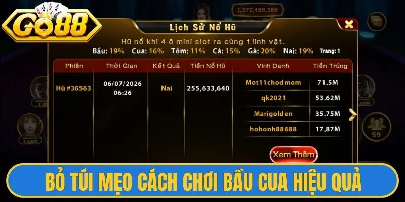 Bỏ túi mẹo cách chơi Bầu Cua hiệu quả bậc nhất