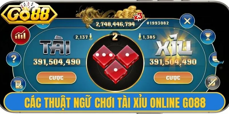 Tài Xỉu Online Go88 Chinh Phục Mọi Giới Hạn Giải Trí 3 Các thuật ngữ chơi tài xỉu online Go88